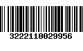 Código de Barras 3222110029956