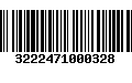 Código de Barras 3222471000328