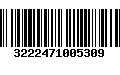 Código de Barras 3222471005309