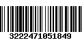 Código de Barras 3222471051849