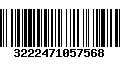 Código de Barras 3222471057568