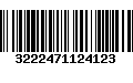 Código de Barras 3222471124123