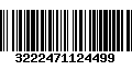 Código de Barras 3222471124499