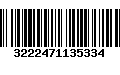 Código de Barras 3222471135334