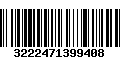 Código de Barras 3222471399408