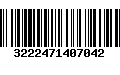 Código de Barras 3222471407042