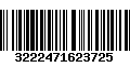 Código de Barras 3222471623725