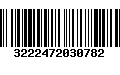 Código de Barras 3222472030782