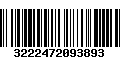 Código de Barras 3222472093893