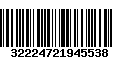 Código de Barras 32224721945538