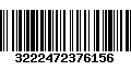 Código de Barras 3222472376156