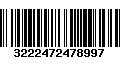 Código de Barras 3222472478997