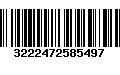 Código de Barras 3222472585497