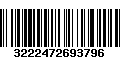 Código de Barras 3222472693796