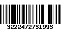 Código de Barras 3222472731993