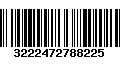 Código de Barras 3222472788225