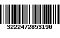 Código de Barras 3222472853190