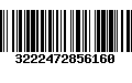 Código de Barras 3222472856160