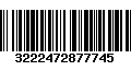 Código de Barras 3222472877745