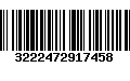 Código de Barras 3222472917458