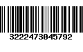 Código de Barras 3222473045792