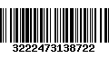 Código de Barras 3222473138722