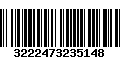 Código de Barras 3222473235148