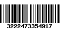 Código de Barras 3222473354917