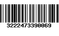 Código de Barras 3222473390069