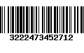 Código de Barras 3222473452712