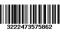 Código de Barras 3222473575862