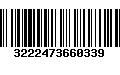 Código de Barras 3222473660339