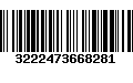 Código de Barras 3222473668281