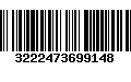 Código de Barras 3222473699148