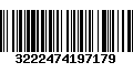 Código de Barras 3222474197179