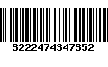 Código de Barras 3222474347352