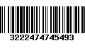 Código de Barras 3222474745493