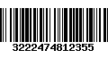 Código de Barras 3222474812355