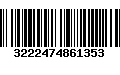 Código de Barras 3222474861353