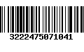 Código de Barras 3222475071041