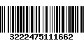 Código de Barras 3222475111662