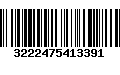 Código de Barras 3222475413391