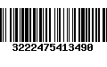 Código de Barras 3222475413490