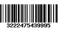 Código de Barras 3222475439995