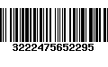 Código de Barras 3222475652295