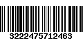 Código de Barras 3222475712463