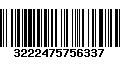 Código de Barras 3222475756337