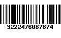 Código de Barras 3222476087874