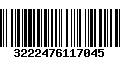 Código de Barras 3222476117045