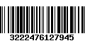 Código de Barras 3222476127945